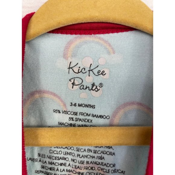 KicKee Pants Rainbow Pajamas 3-6 Months - Picture 3 of 6